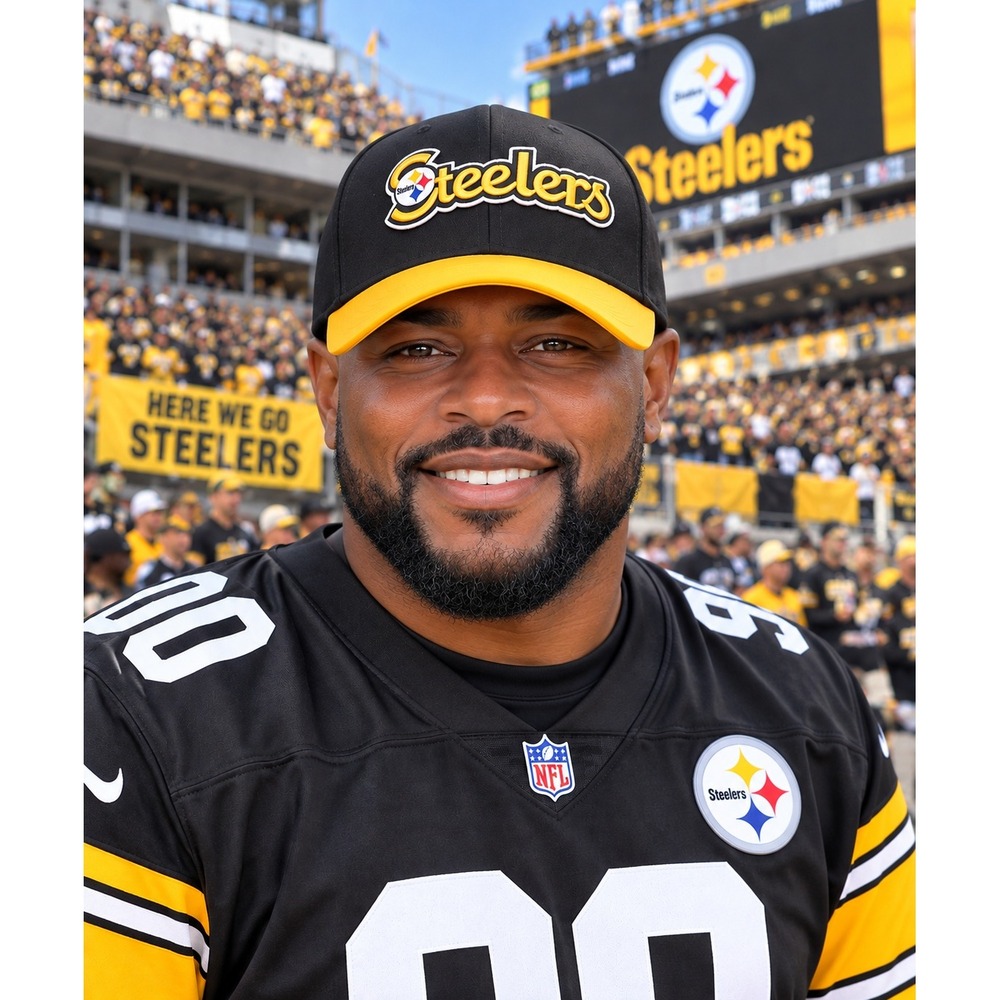 Pittsburgh Steelers NFL Official Team‎ Gear Adjustable Hat Black Gold Cap
